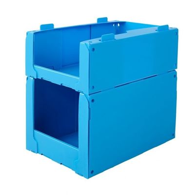 Customsized Antistatic PP Corrugated Box ESD PP Foldable Corrugated Storage Box