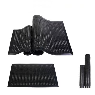 Black Anti Fatigue Mat ESD Industrial Rubber Anti-Fatigue Floor Mat For Workshop Anti Slip Mat