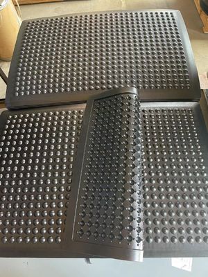 Black Anti Fatigue Mat ESD Industrial Rubber Anti-Fatigue Floor Mat For Workshop Anti Slip Mat