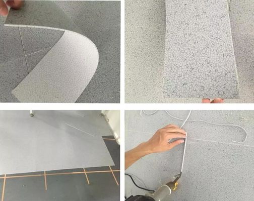 ESD Vinyl Floor Tile Easy Maintaince PVC Flooring
